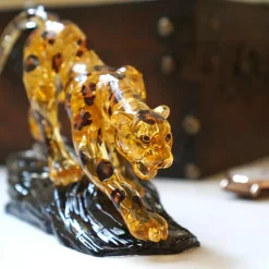 Til Børneværelset|Voksenværk< Krystalpuslespil m. 39 brk. - Leopard