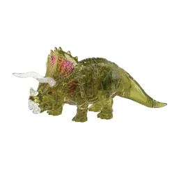 Til Børneværelset|Dinosaur Legetøj< Krystalpuslespil m. 61 brk. - Triceratops