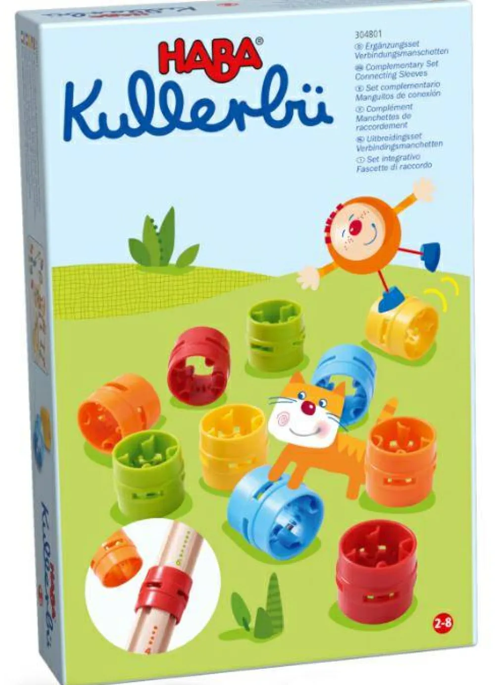Kuglebane<Haba Kullerbü tilbehør - Samlebeslag til søjler, 10 stk