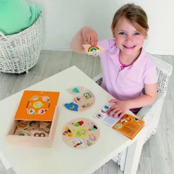 Sociale Kompetencer|Sprog & Leg<Beleduc Lag puslespil - De fem sanser
