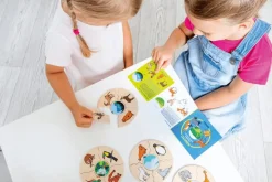 Naturvidenskab|Puslespil<Beleduc Lag puslespil - Dyrenes levesteder