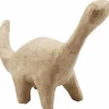 Dinosaur Legetøj|Tegne- & Malegrej<Creativ Company Langhals af papmaché - L: 15,5 cm