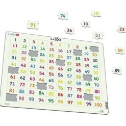 Matematik & Leg|Puslespil<Larsen Puslespil - Tæl til 100
