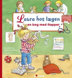 Sociale Kompetencer|Børnebøger<Forlaget Bolden Laura hos lægen - en bog med flapper