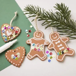 Jul<Creativ Company Lav juleophæng - Honningkage-figurer, 7 stk
