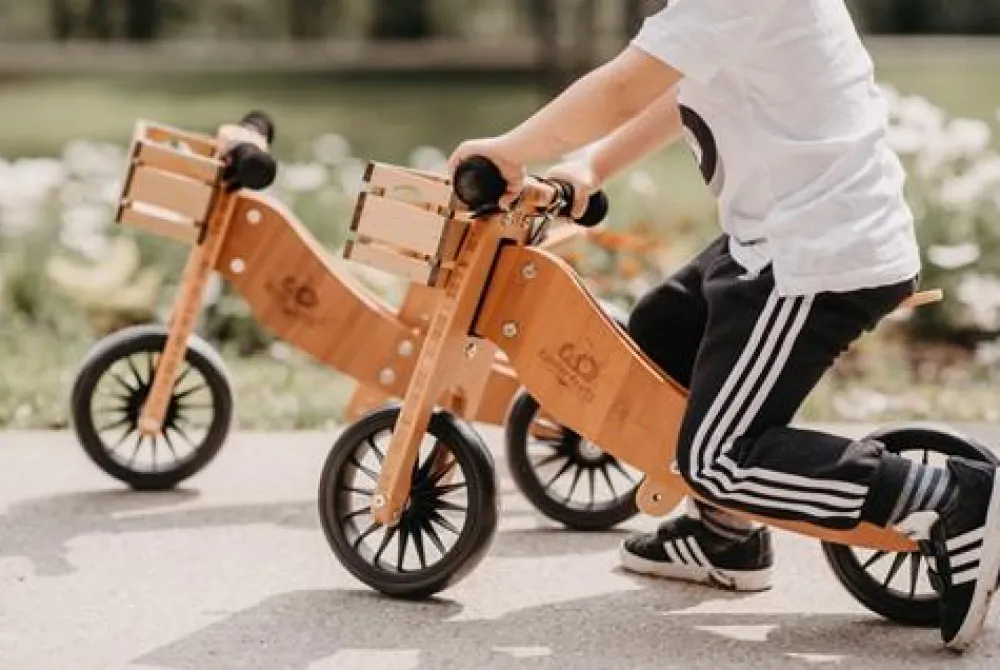 Løbecykler|Tumlinge Legetøj<Kinderfeets Løbecykel - Tiny Tot 2-i-1 Plus, Bambus