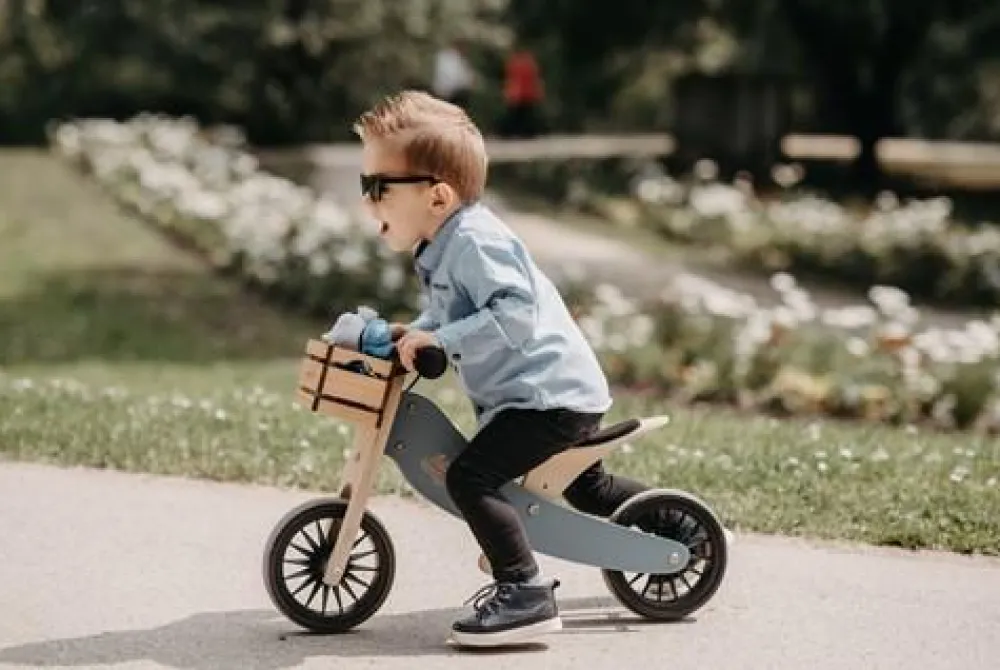 Løbecykler|Tumlinge Legetøj<Kinderfeets Løbecykel - Tiny Tot 2-i-1 Plus, Skiferblå