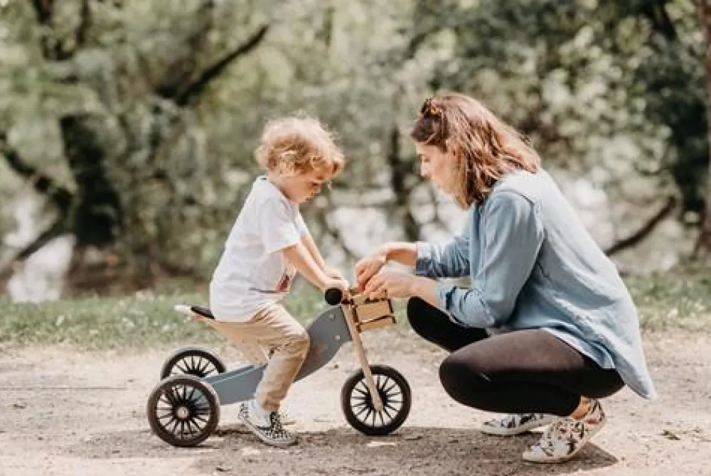 Løbecykler|Tumlinge Legetøj<Kinderfeets Løbecykel - Tiny Tot 2-i-1 Plus, Skiferblå
