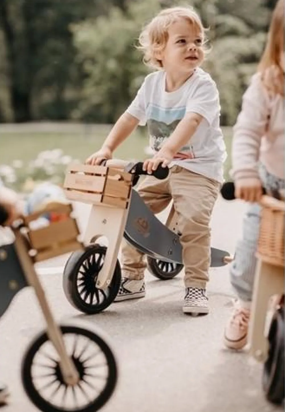 Løbecykler|Tumlinge Legetøj<Kinderfeets Løbecykel - Tiny Tot 2-i-1 Plus, Skiferblå