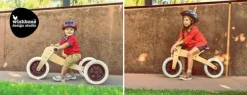Løbecykler|Tumlinge Legetøj< Løbecykel - Wishbone 3-i-1 Original træ