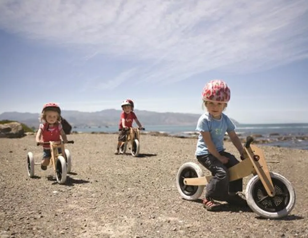 Løbecykler|Tumlinge Legetøj< Løbecykel - Wishbone 3-i-1 Original træ