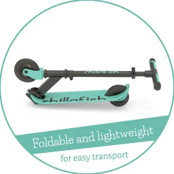 Løbehjul<Chillafish Løbehjul Flexxi GLOW - Mint