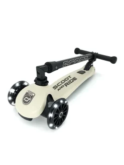 Løbehjul<Scoot & Ride Løbehjul - Highwaykick 3 m. LED, Ash