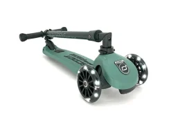 Løbehjul<Scoot & Ride Løbehjul - Highwaykick 3 m. LED, Forest