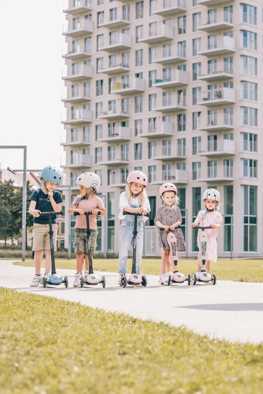 Løbehjul<Scoot & Ride Løbehjul - Highwaykick 3 m. LED, Rose