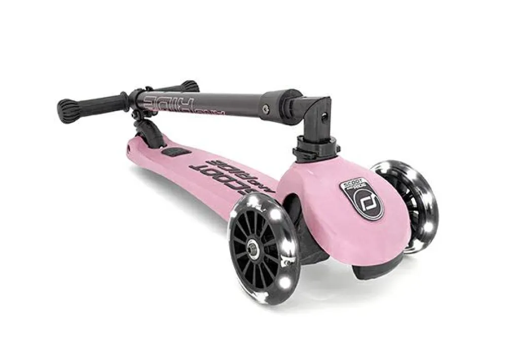 Løbehjul<Scoot & Ride Løbehjul - Highwaykick 3 m. LED, Rose