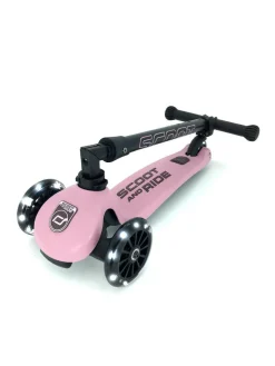 Løbehjul<Scoot & Ride Løbehjul - Highwaykick 3 m. LED, Rose