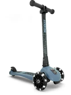 Løbehjul<Scoot & Ride Løbehjul - Highwaykick 3 m. LED, Steel