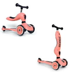 Grovmotorik|Løbehjul<Scoot & Ride Løbehjul/Løbecykel - Highwaykick 1, Peach