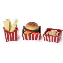 Tumlinge Legetøj|Legekøkken & Legemad<mamamemo Legemad - Burger menu