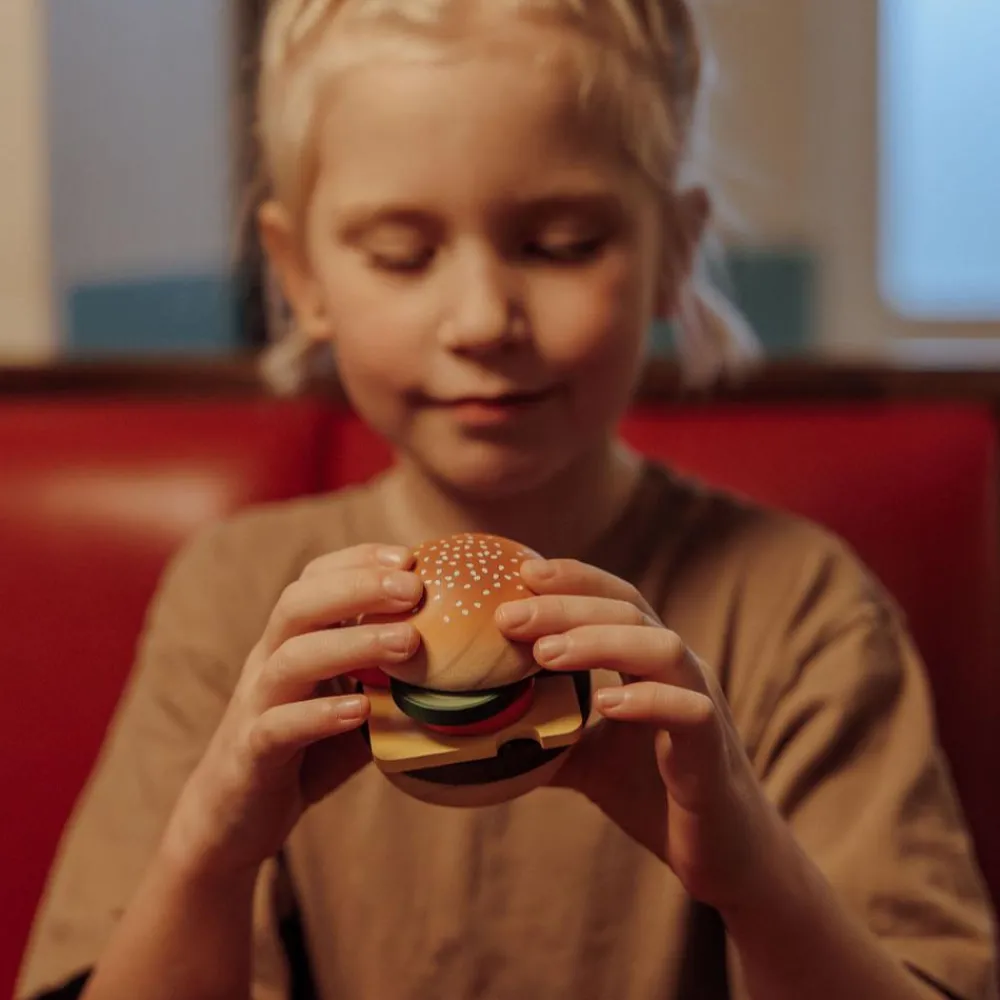 Tumlinge Legetøj|Legekøkken & Legemad<mamamemo Legemad - Burger menu