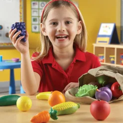 Tumlinge Legetøj|Legekøkken & Legemad<Learning Resources Legemad - Indkøbspose m. frugt og grønt, 16 stk