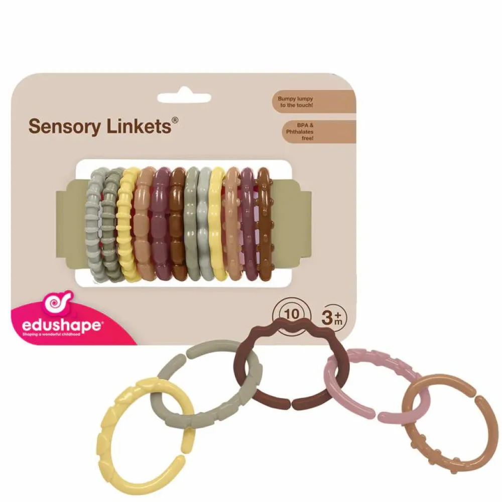Legetøj Til Ferien|Babylegetøj<edushape Legeringe - Boho Chic, 10 stk