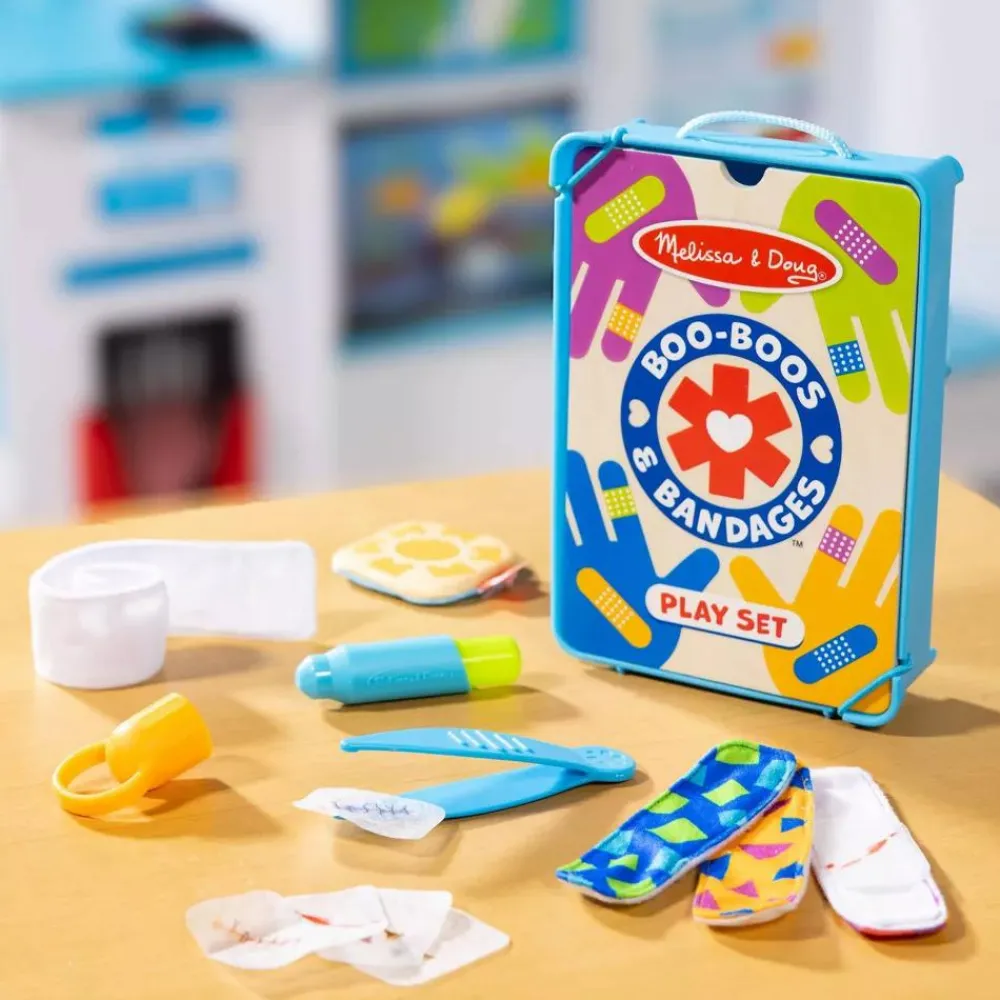 Rolleleg<Melissa & Doug Legesæt - Sår & skrammer, 16 dele
