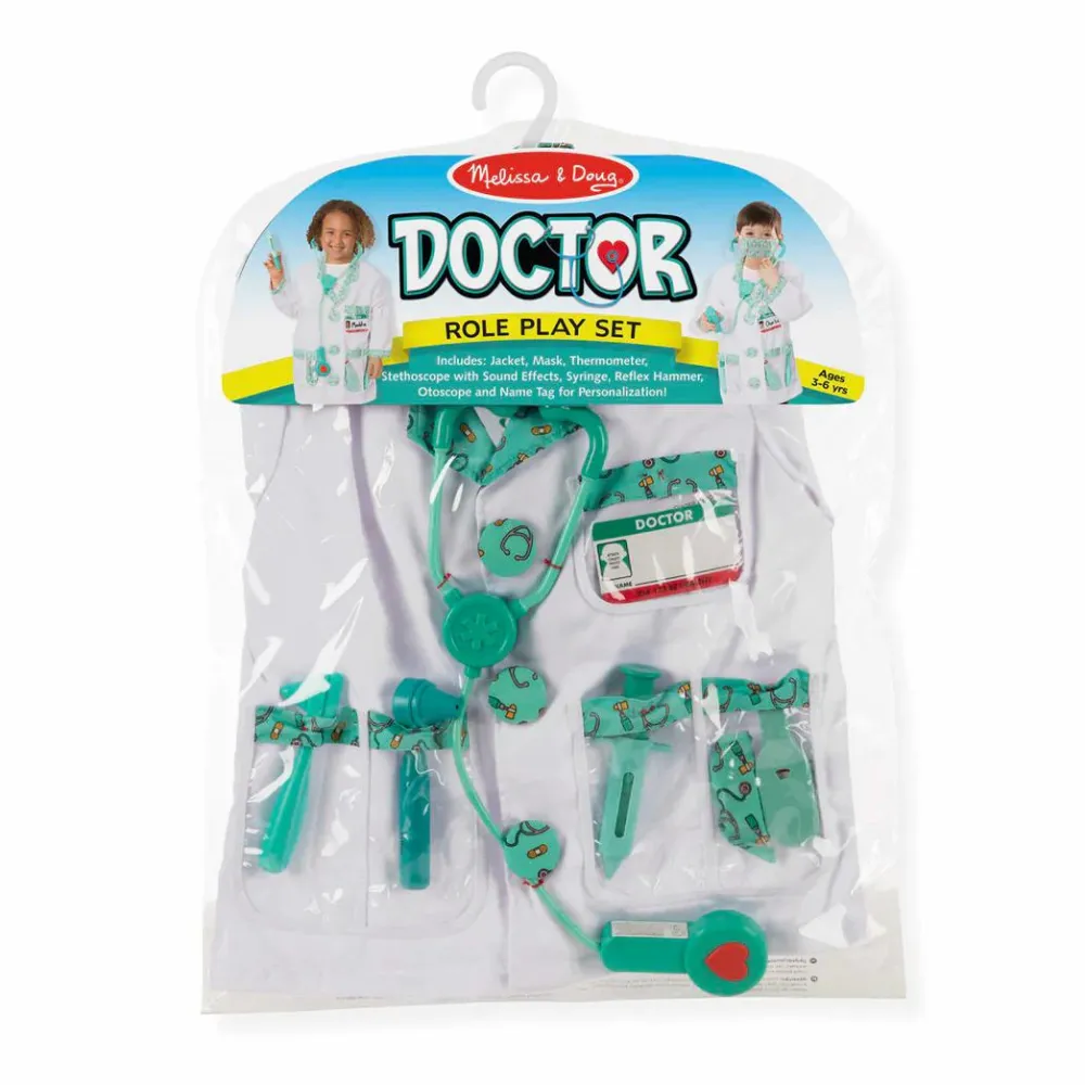 Rolleleg|Fastelavn<Melissa & Doug Læge, str. 3-6 år