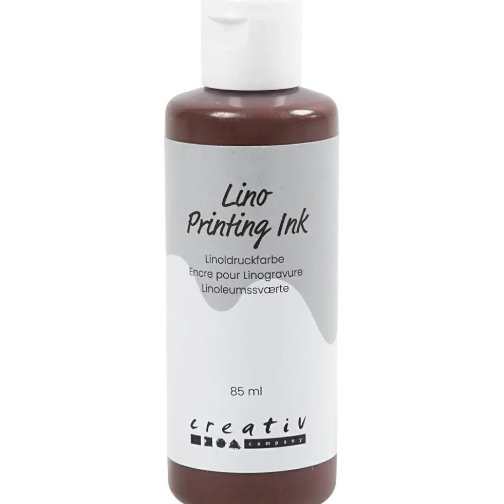 Tegne- & Malegrej|Kreativ Leg<Creativ Company Linoleumssværte 85 ml. - Brun