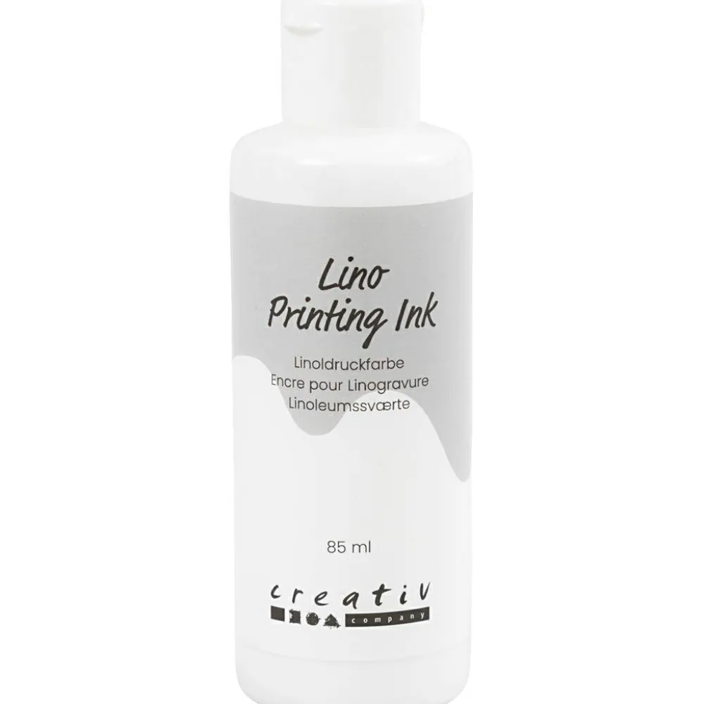 Tegne- & Malegrej|Kreativ Leg<Creativ Company Linoleumssværte 85 ml. - Hvid