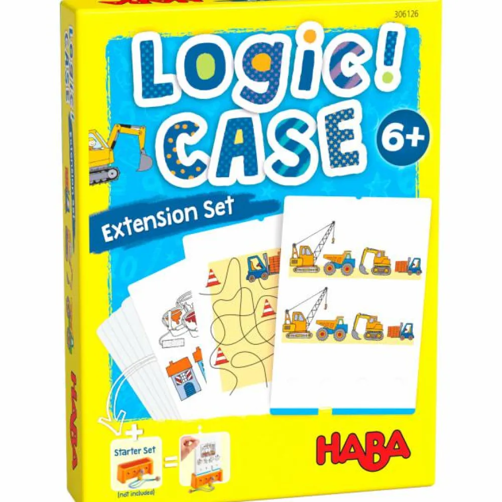 Montessori|Spil<Haba Logic! CASE tilbehør 6+ år - Byggeplads