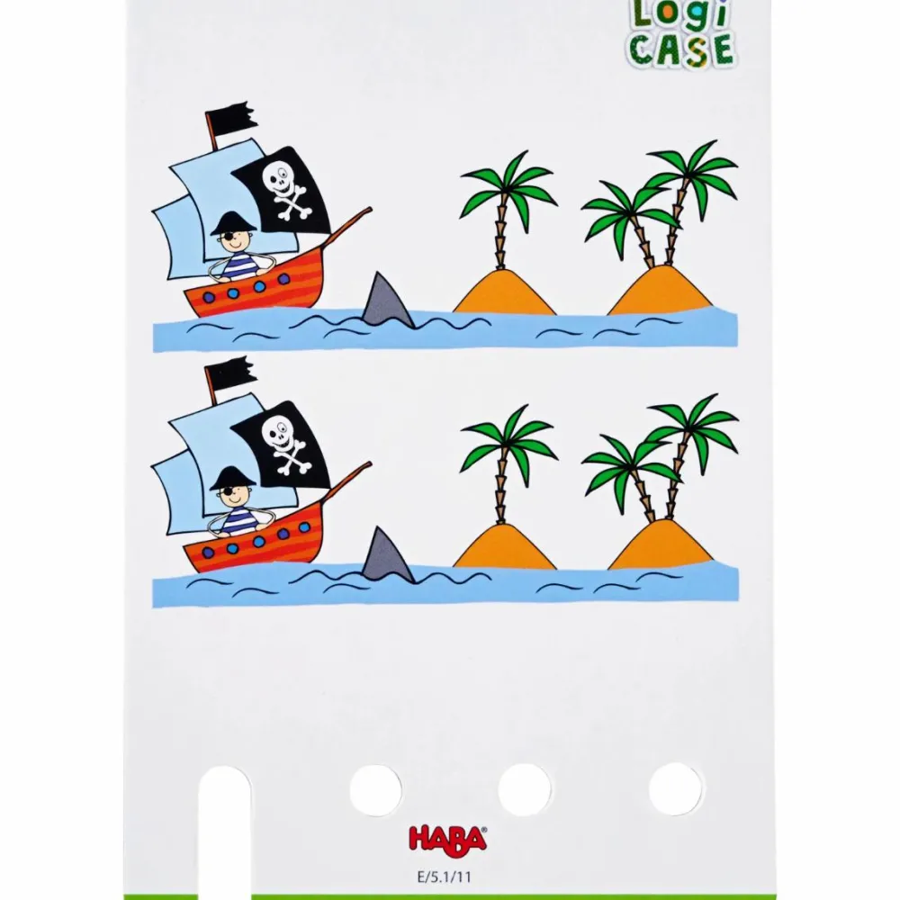 Montessori|Spil<Haba Logic! CASE tilbehør 5+ år - Pirater