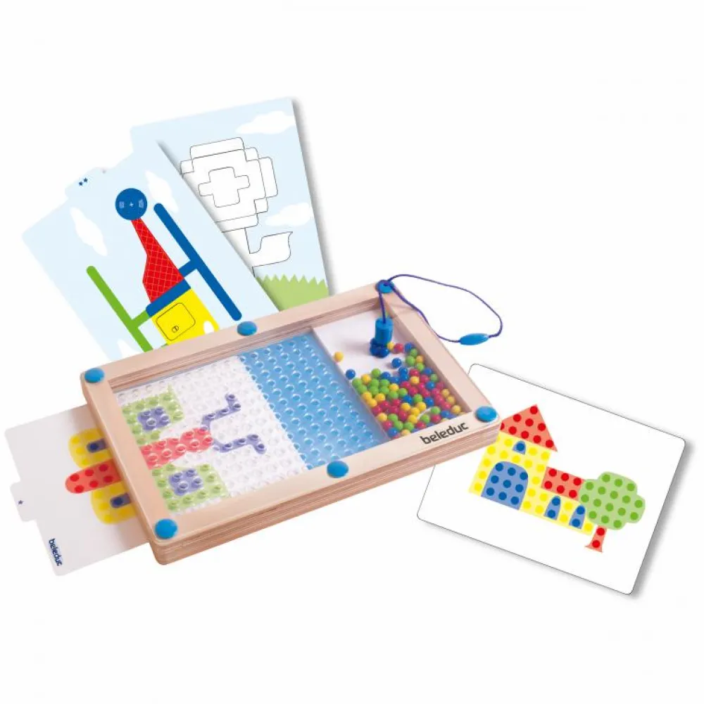 Montessori|Spil<Beleduc Logikspil - Logipic inkl. 8 opgavekort