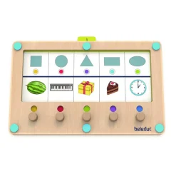 Montessori|Spil<Beleduc Logikspil - Logiturn inkl. 25 opgavekort