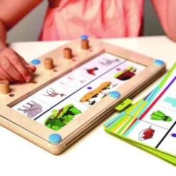 Montessori|Spil<Beleduc Logikspil - Logiturn inkl. 25 opgavekort