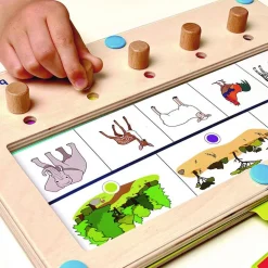 Montessori|Spil<Beleduc Logikspil - Logiturn inkl. 25 opgavekort