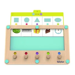 Montessori|Spil<Beleduc Logikspil - Logiturn inkl. 25 opgavekort