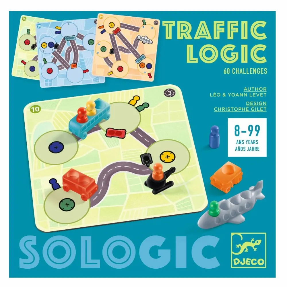 Spil<Djeco Logikspil - Traffic Logic