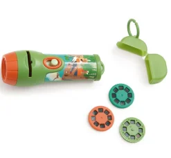 Sprog & Leg|Dinosaur Legetøj<Scratch Lommelygte med dias - Sig goddag til en dinosaur