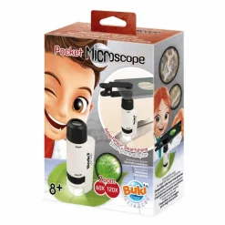 Udeleg|Naturvidenskab<Buki France Lommemikroskop inkl. smartphone adapter