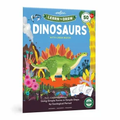 Dinosaur Legetøj|Tegne- & Malegrej<eeBoo Lær at tegne - Dinosaurer