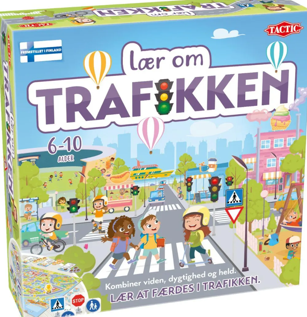 Skolesjov|Børnesikkerhed<Tactic Lær om - Trafikken