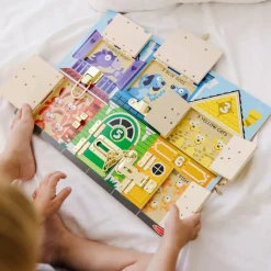 Vis Alle Varer (Særlige Behov)|Finmotorik<Melissa & Doug Låsebræt - låsehus med dyr