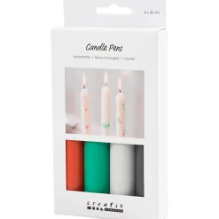 Kreativ Leg<Creativ Company Lyspenne - Sort/grøn/lys grå/rød, 4 x 30 ml