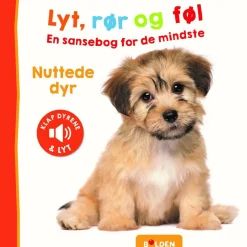 Tumlinge Legetøj|Børnebøger<Forlaget Bolden Lyt, rør og føl - Nuttede dyr