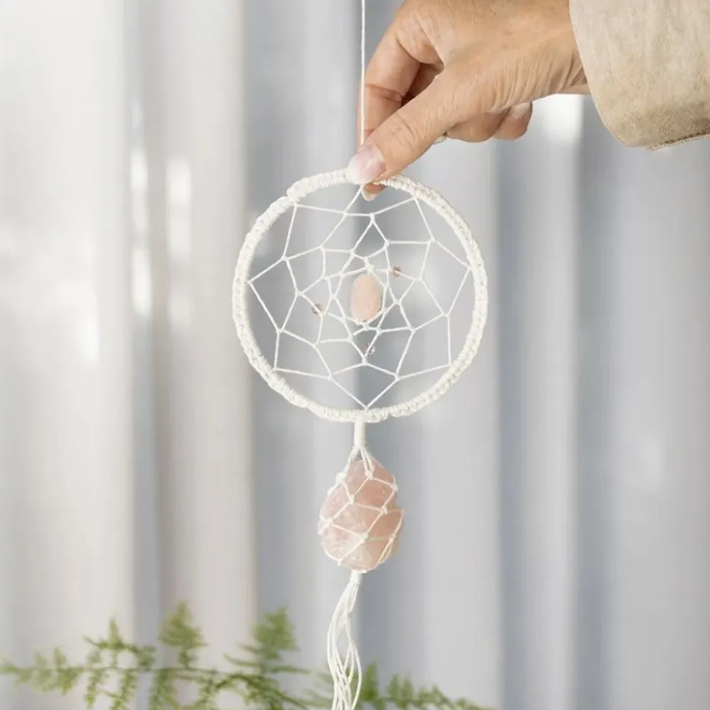 Kreativ Leg<Creativ Company Macramé kit - Drømmefanger m. krystal