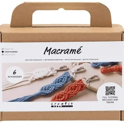 Voksenværk|Kreativ Leg<Creativ Company Macramé kit mini - Nøgleringe
