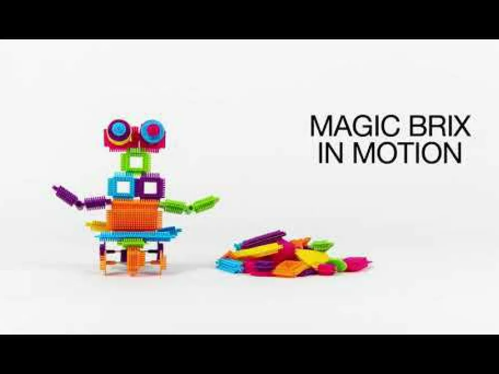 Bygge- & Træklodser<edushape Magic Brix - In motion