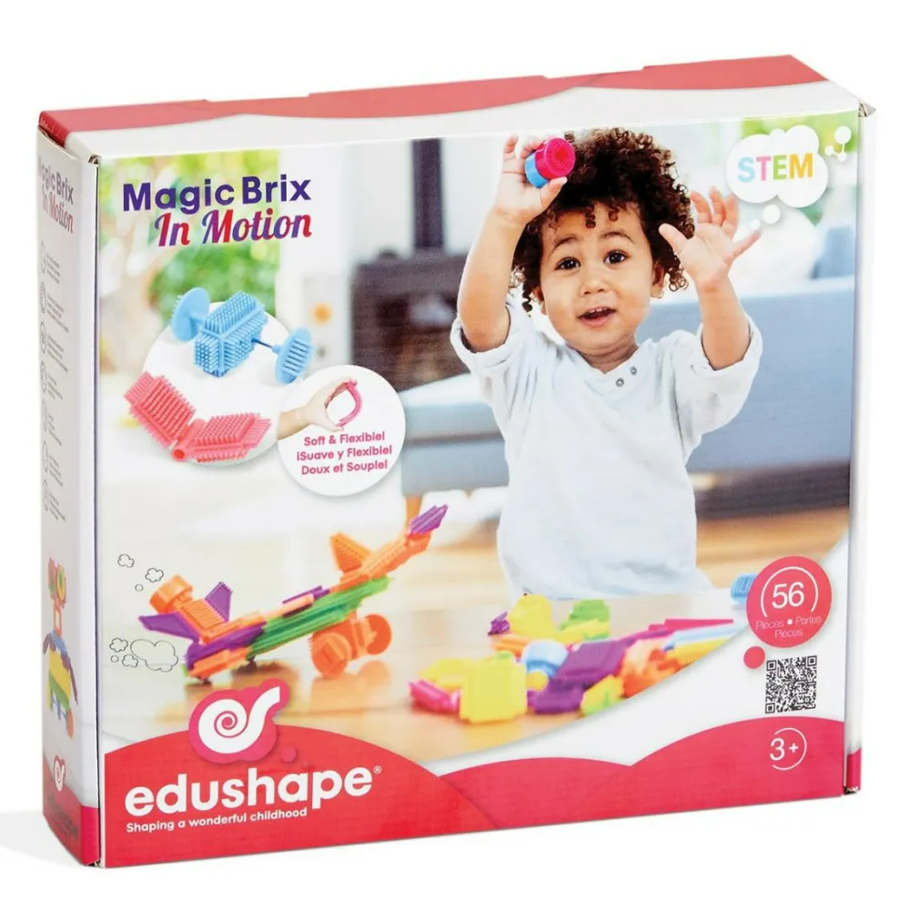 Bygge- & Træklodser<edushape Magic Brix - In motion